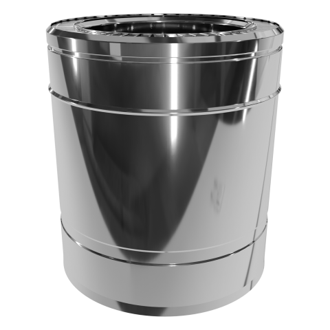 Сендвіч труба ø200/260 мм нерж-нерж 0,5мм