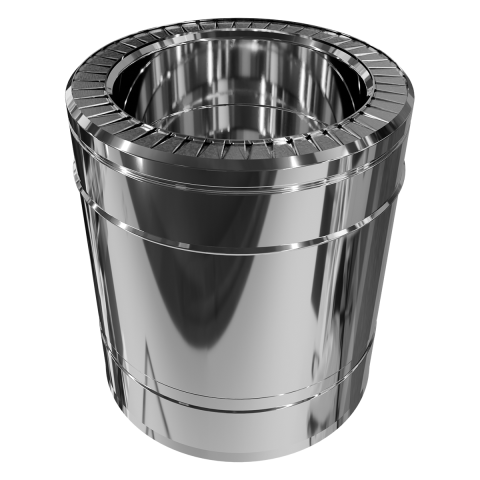 Сендвіч труба ø200/260 мм нерж-нерж 0,5мм