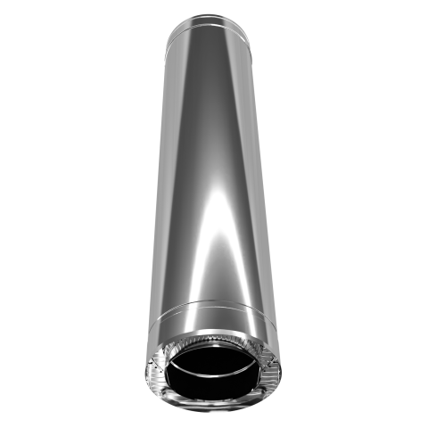 Сендвіч труба ø200/260 мм нерж-нерж 0,5мм