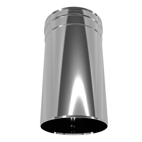 Труба димохідна ø120 мм з нержавіючої сталі 1мм