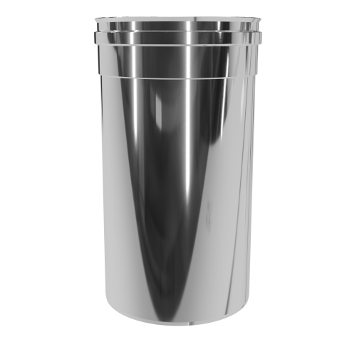 Труба димохідна ø120 мм з нержавіючої сталі 1мм