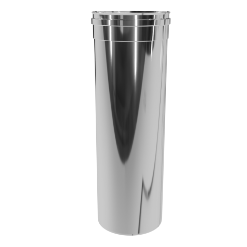 Труба димохідна ø120 мм з нержавіючої сталі 1мм