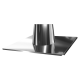 Криза 0°-15° для димоходу ø190 мм з нержавіючої сталі 0,5мм Versia-Lux